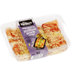 Photo of Hellers BBQ Pulled Pork Wraps 4 Pack