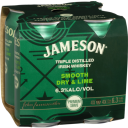 Photo of Jameson Dry & Lime Cans