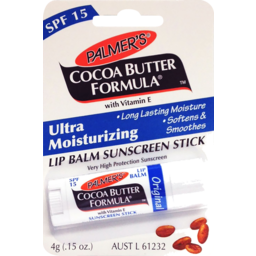 Photo of Palmers Cocoa Butter Formula With Vitamin E Ultra Moisturizing Lip Balm Spf 15