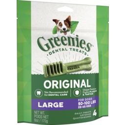 Photo of Greenies™ Original Dental Dog Treat 4 Pack 170g Pouch 170g