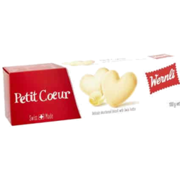 Photo of Wernli Petit Coeur Biscuit 100g