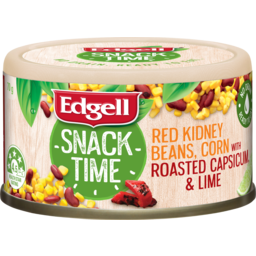 Photo of Edgell Snack Time Red Kidney Beans Corn With Roasted Capsicum & Lime