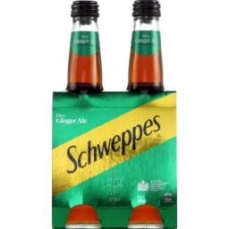 Photo of Schweppes Soft Drink Glass Ginger Ale 4.0x330ml