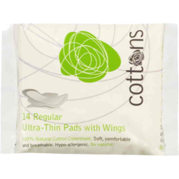 Photo of Cottons Napkins Ultra Thin Wings Regular 14 Pack
