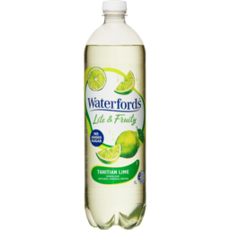 Photo of Waterfords Lite & Fruity Tahitian Lime Sparkling Natural Mineral Water Bottle