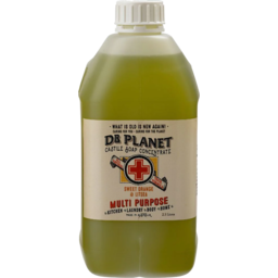 Photo of Dr Planet Castile Soap Concentrate Sweet Orange & Litsea Refill