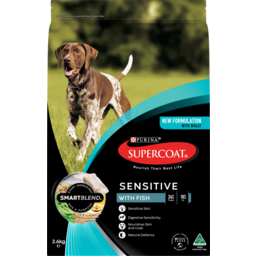 Photo of Purina Supercoat Sensitive With Fish Dry Dog Food 2.6kg