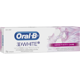 Photo of Oral-B 3d White Sensitivity Care Whitening Therapy Toothpaste 95g