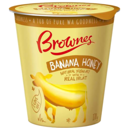 Photo of Brownes Natural Yoghurt With Banana Honey 170gm