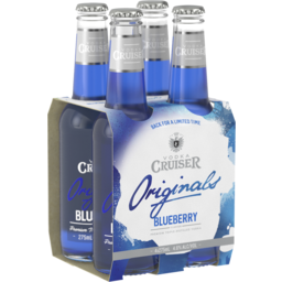 Photo of Vodka Cruiser Originals Blueberry 4 X 275ml Bottle 