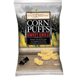 Photo of For Goodness Snacks Sweet Chilli Corn Puffs Flavoured Snack 35g