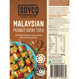 Photo of SoyCo Malaysian Peanut Satay Tofu 200g