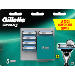 Photo of Gillette Mach 3 Razor Blade Cartridges 5 Pack