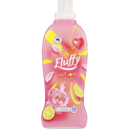 Photo of Fluffy Self Love Concentrated Liquid Fabric Softener Conditioner, , Up To 50 Washes, Peony & Bergamot