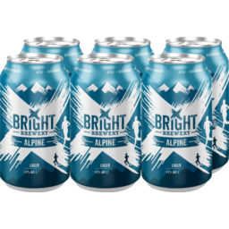 Photo of Bright Brewery Alpine Lager 6x355ml