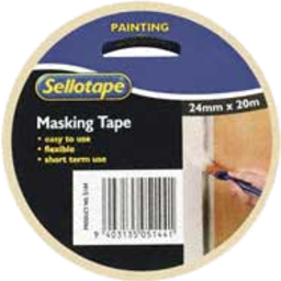Photo of Sellotape Masking Taper 24mm x 20mm 