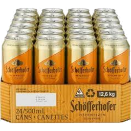 Photo of Schofferhofer Hefeweizen 500ml 18 Pack