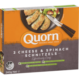 Photo of Quorn Cheese & Spinach Schnitzel 240g 2pk