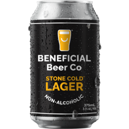 Photo of Beneficial Beer Co Stone Cold Lager Non Alcoholic Can 24pk