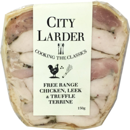 Photo of City Larder Free Range Chicken, Leek and Truffle Terrine 150g