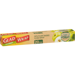 Photo of Glad To Be Green Cling Wrap 50% Plant Based 30cmx20m