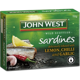 Photo of John West Sardine Lemon Garlic Chilli 110gm
