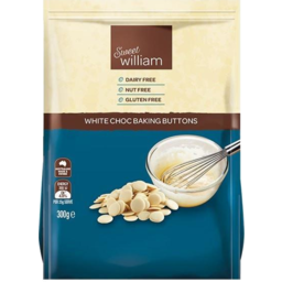 Photo of White Choc Baking Buttons 300g