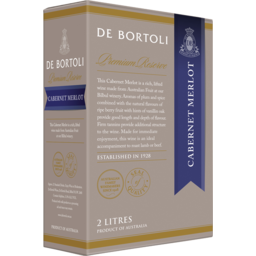 Photo of De Bortoli Premium Reserve Cabernet Merlot Cask 2lt
