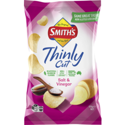 Photo of Smith's Thinly Cut Potato Chips Salt & Vinegar