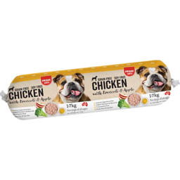 Photo of Prime Chicken With Broccoli & Apple Dog Food Roll
