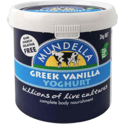 Photo of Mundella Yoghurt Greek Vanilla (2kg)