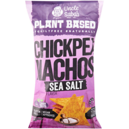 Photo of Uncle Saba Chickpea Nacho Chips Himalayan Sea Salt