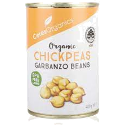 Photo of Ceres Organics Chickpeas Can 400gm