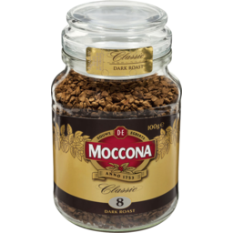 Photo of Moccona Coffee Freeze Dried Classic Dark Roast Jar 100g