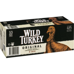 Photo of Wild Turkey Original & Cola 10.0x375ml