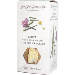 Photo of The Fine Cheese Co. Crackers Chives Extra Virgin Olive Oil