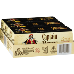 Photo of Captain Morgan Original Spiced Gold & Cola 3x10x375ml Cans 