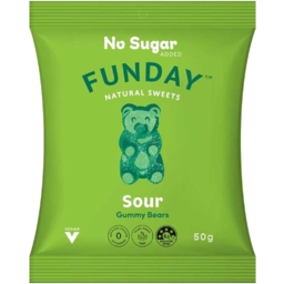 Photo of Funday Nas Sour Gummy Bear 50g