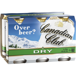 Photo of Canadian Club & Dry Can 375ml 6 Pack
