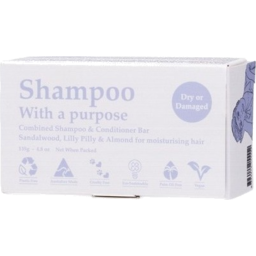 Photo of SHAMPOO WITH A PURPOSE Shampoo Bar Dry Damaged
