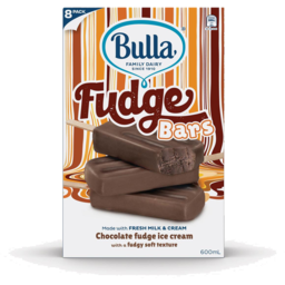 Photo of Bulla I/Crm Bar Fudge Choc 8pk
