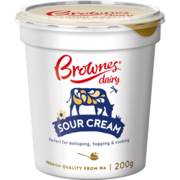 Photo of Brownes Full Fat Sour Cream 200g