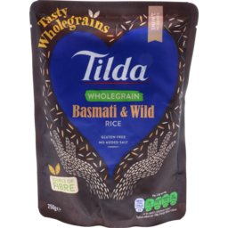 Photo of Tilda Steamed Brown Basmati Wild Rice 250g