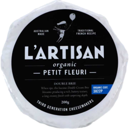 Photo of L'artisan Cheese Petit Fleuri Organic 200g