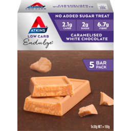 Photo of Atkins Low Carb Endulge Caramelised White Chocolate Bars