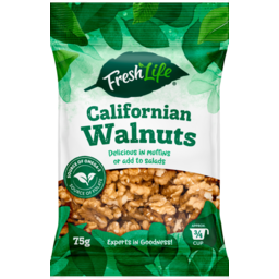 Photo of Fresh Life Walnuts Californian 75g