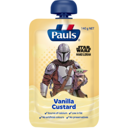 Photo of Pauls Custard Pouch Star Wars The Mandalorian Vanilla 140g
