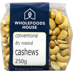 Photo of Wholefoods House Cashews Roasted Conventional 250g