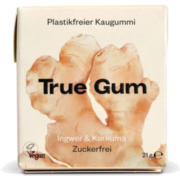 Photo of True Gum - Ginger Turmeric 16 Pack 21g