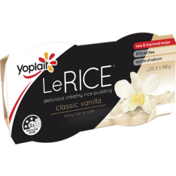 Photo of Yoplait Le Rice Vanilla Rice Pudding 2 X 150g 2.0x150g